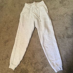 Light Grey Lululemon Scuba Joggers